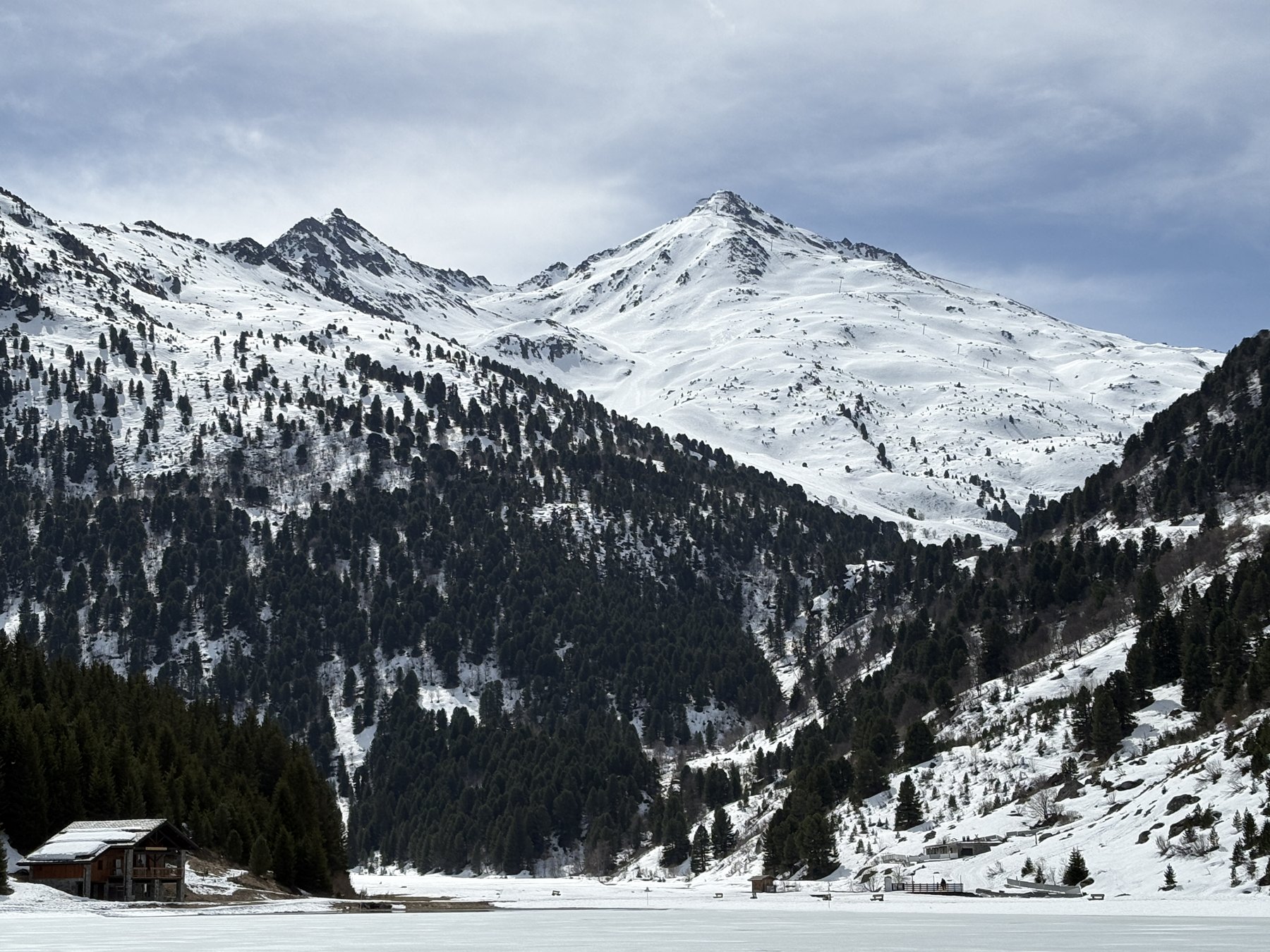 Bergdal in winter