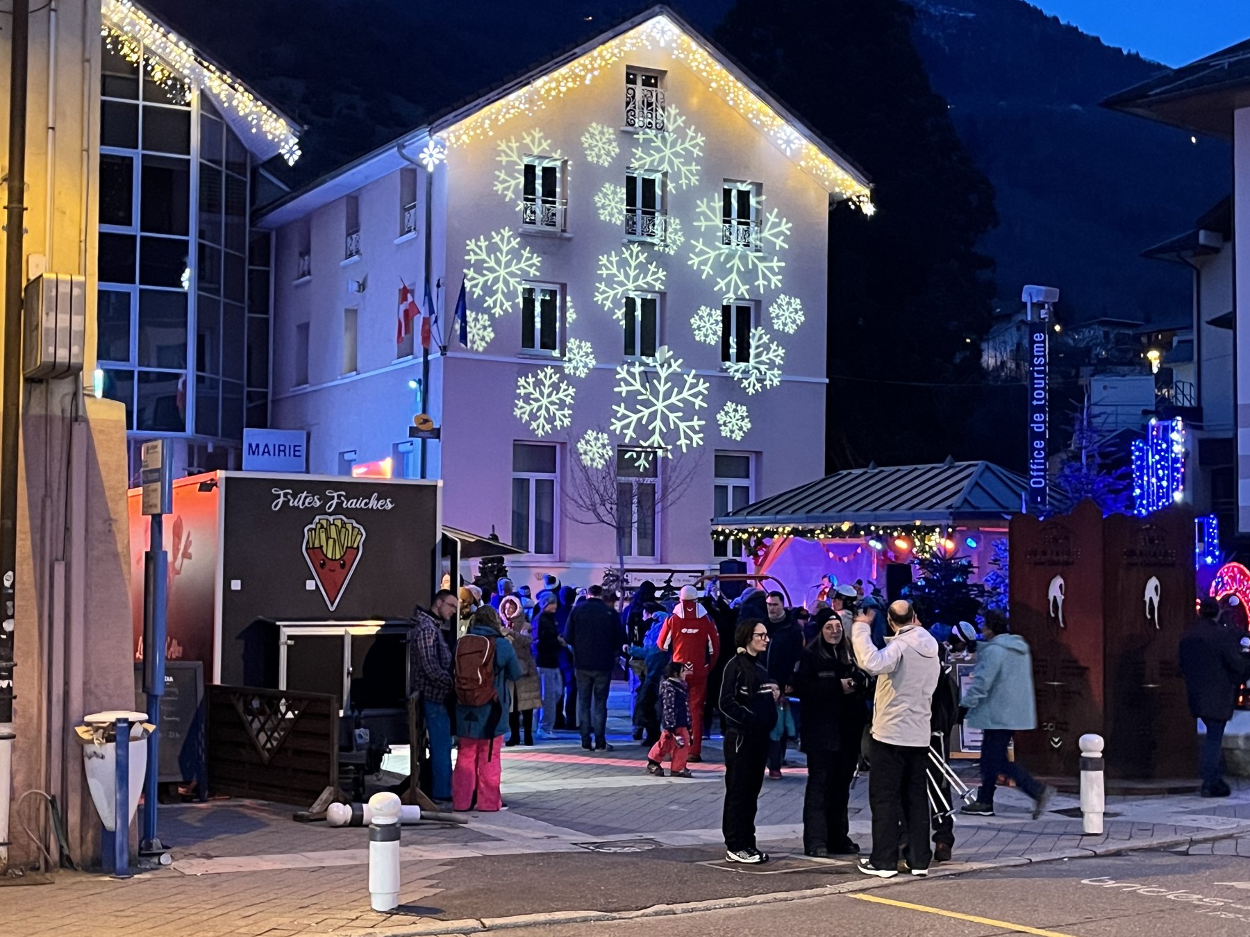 Avond in Brides-les-Bains