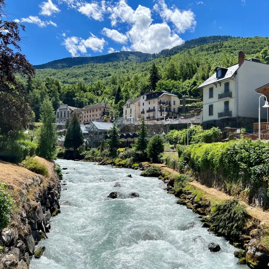 Uitzicht op Brides-les-Bains