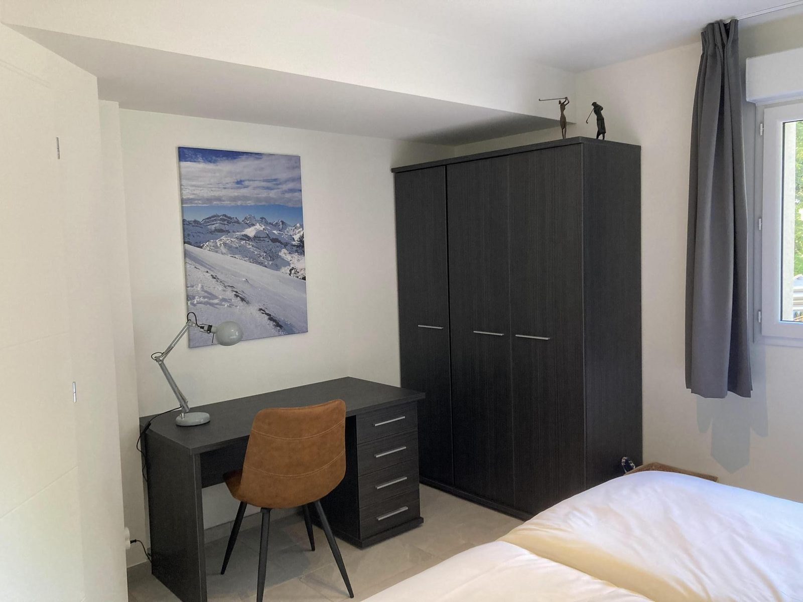 Werkplek in de master bedroom